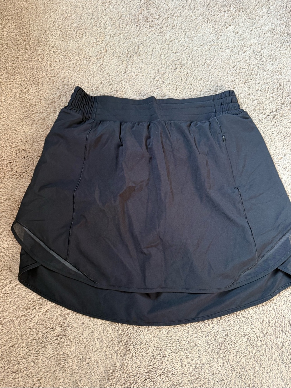 lululemon athletica Black High-Low Active Skirt